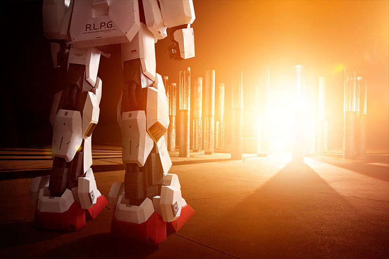 Illustration for article titled This Man-Sized Gundam Model is Amazing